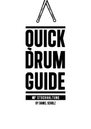 Quick Drum Guide - Stockhaltung