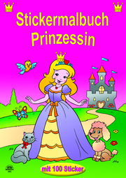 Stickermalbuch Prinzessin