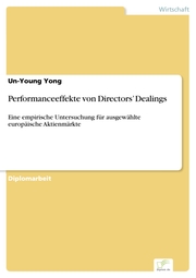 Performanceeffekte von Directors' Dealings