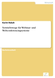 Vertriebswege für Webinar- und Webconferencingsysteme - Cover