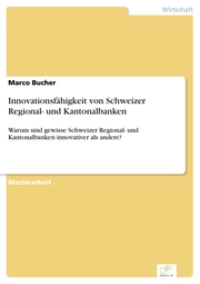 Innovationsfähigkeit von Schweizer Regional- und Kantonalbanken - Cover