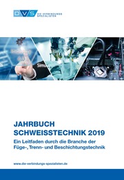 Jahrbuch Schweißtechnik 2019 - Cover