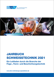 Jahrbuch Schweißtechnik 2021 - Cover