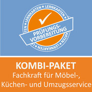 Kombi-Paket Fachkraft für Möbel-, Küchen- und Umzugsservice Lernkarten