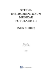 Studia Instrumentorum Musicae Popularis III