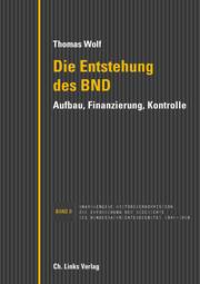 Die Entstehung des BND - Cover