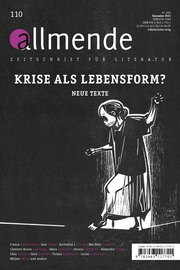 Allmende 110 - Zeitschrift für Literatur - Cover