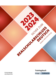 Sicher zum Realschulabschluss Deutsch Baden-Württemberg 2023 und 2024 - Cover