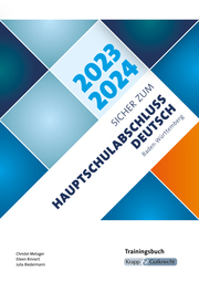 Sicher zum Hauptschulabschluss Deutsch Baden-Württemberg 2023 und 2024