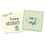 Gutscheinbox-Set: Make a wish/Happy Birthday!