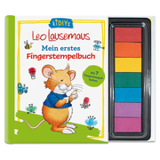 Leo Lausemaus - Mein erstes Fingerstempelbuch Mit 7 Fingerstempelfarben - Cover