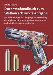 Dozentenhandbuch zum Waffensachkundelehrgang - Cover
