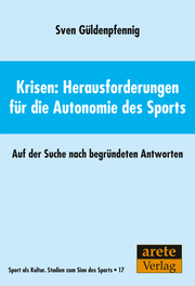 Krisen: Herausforderungen für die Autonomie des Sports - Cover