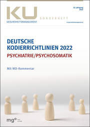 Deutsche Kodierrichtlinien für die Psychiatrie/Psychosomatik (DKR-Psych) 2022