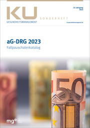 aG-DRG Fallpauschalenkatalog 2023 - Cover