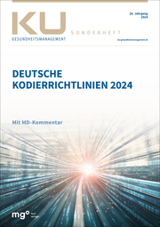 Deutsche Kodierrichtlinien 2024 mit MD-Kommentar