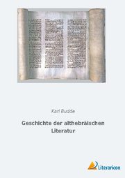 Geschichte der althebräischen Literatur