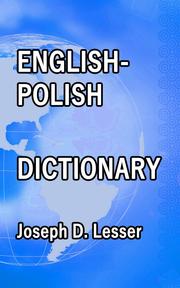 English / Polish Dictionary - Cover