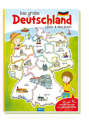 Mein großes Deutschland Lern und Malbuch
