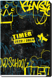 Timer - Schülerkalender für Schlaue - Old School 2022/2023