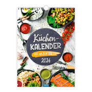 Küchenkalender mit Rezepten 2024 - Cover