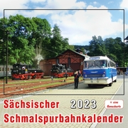 Sächsischer Schmalspurbahnkalender 2023 - Cover