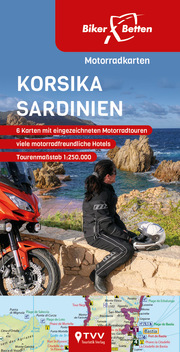 Motorradkarten Set Korsika Sardinien