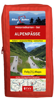Motorradkarten-Set Alpenpässe - Cover