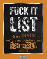 Die Fuck It List - Cover