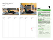 Fitness für Senioren Kalender 2024 Eintragkalender - Abbildung 4