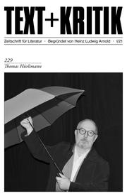 TEXT + KRITIK 229 -Thomas Hürlimann - Cover