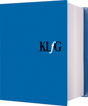 Kritisches Lexikon zur fremdsprachigen Gegenwartsliteratur (KLfG) - Cover
