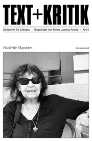 Friederike Mayröcker - Cover