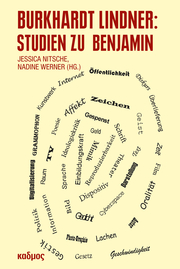 Burkhardt Lindner: Studien zu Benjamin - Cover