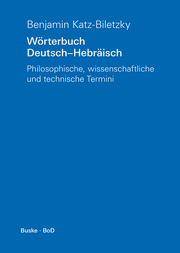 Wörterbuch Deutsch-Hebräisch - Cover