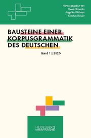 Bausteine einer Korpusgrammatik des Deutschen - Cover