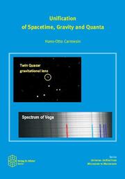 Unification of Spacetime, Gravity and Quanta - Cover
