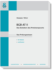 BGB AT II - Das Scheitern des Primäranspruchs - Cover