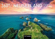 360 Grad Neuseeland Broschürenkalender 2024 - Cover