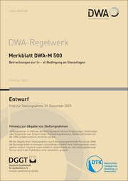 Merkblatt DWA-M 500 Betrachtungen zur (n-a)-Bedingung an Stauanlagen (Entwurf)