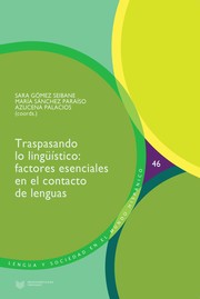 Traspasando lo lingüístico : factores esenciales en el contacto de lenguas - Cover