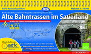ADFC-Radausflugsführer Alte Bahntrassen im Sauerland 1:50.000 praktische Spiralbindung, reiß- und wetterfest, GPS-Tracks Download - Cover