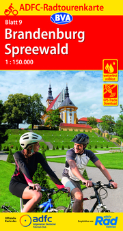 ADFC-Radtourenkarte 9 Brandenburg Spreewald 1:150.000, reiß- und wetterfest, GPS-Tracks Download