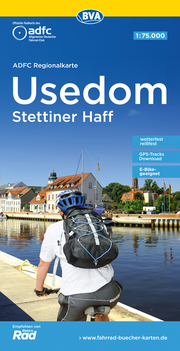 ADFC-Regionalkarte Usedom Stettiner Haff, 1:75.000