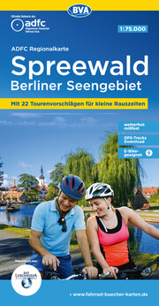 ADFC Regionalkarte Spreewald/Berliner Seengebiet mit Tourenvorschlägen, 1:75.000, reiß- und wetterfest, GPS-Tracks Download, E-Bike geeignet