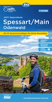 ADFC-Regionalkarte Spessart/Main/Odenwald, 1:75.000, reiß- und wetterfest, GPS-Tracks Download