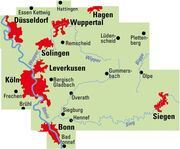 ADFC-Regionalkarte Bergisches Land Köln/Düsseldorf - Abbildung 1