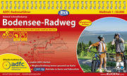 ADFC-Radreiseführer Bodensee-Radweg 1:50.000 praktische Spiralbindung, reiß- und wetterfest, GPS-Tracks Download - Cover