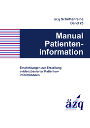 Manual Patienteninformation - Cover