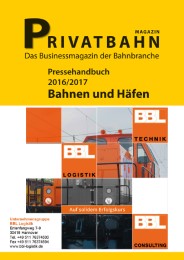 Pressehandbuch Bahnen und Häfen 2016/2017 - Cover